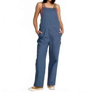 NEW VOLCOM full cut overalls in harbor blue